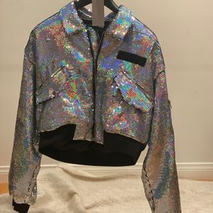 FAP Filles A Papa Bomber Jacket NWT Size M 38